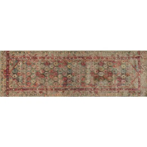 Sagamore Rug - Slate/Berry - Red - Red