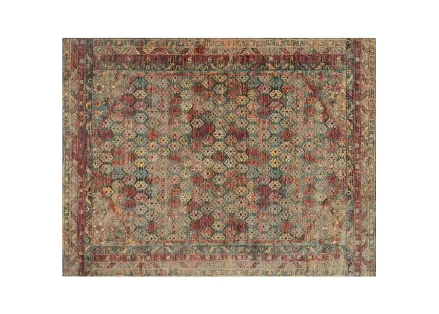 Sagamore Rug - Slate/Berry - Red - Red