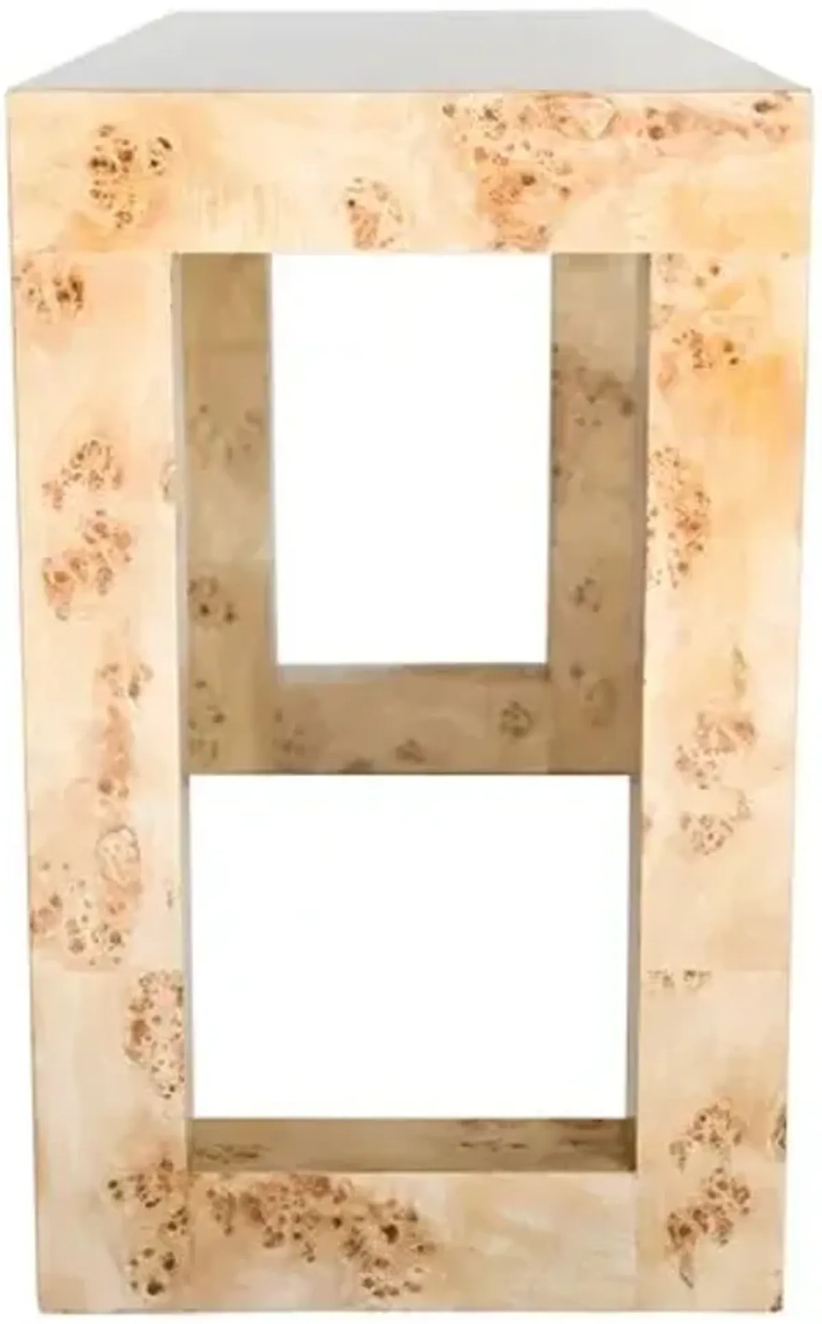 Chloé Console - Honey Burl - Ave Home - Beige