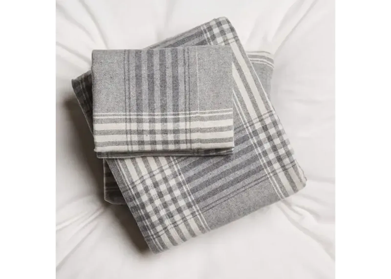 Edward Sheet Set - Gray - Belle Epoque, 300 Thread Count, Egyptian Cotton Sateen, Soft and Luxurious