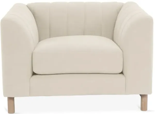 Alden Linen Club Chair