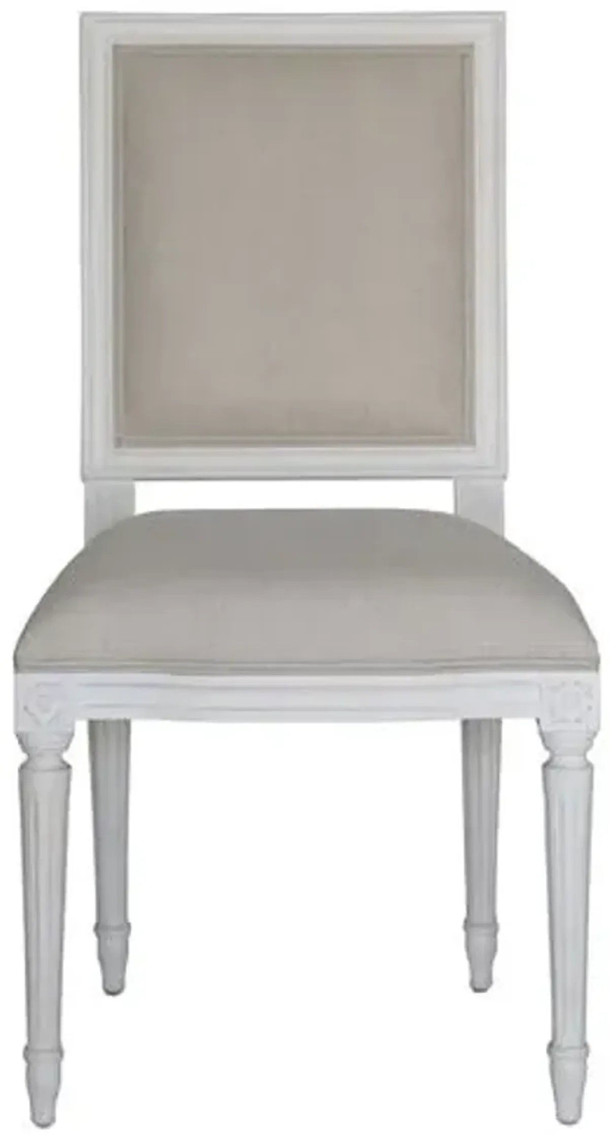 Regent Side Chair - Oatmeal Linen - Ave Home - Ivory