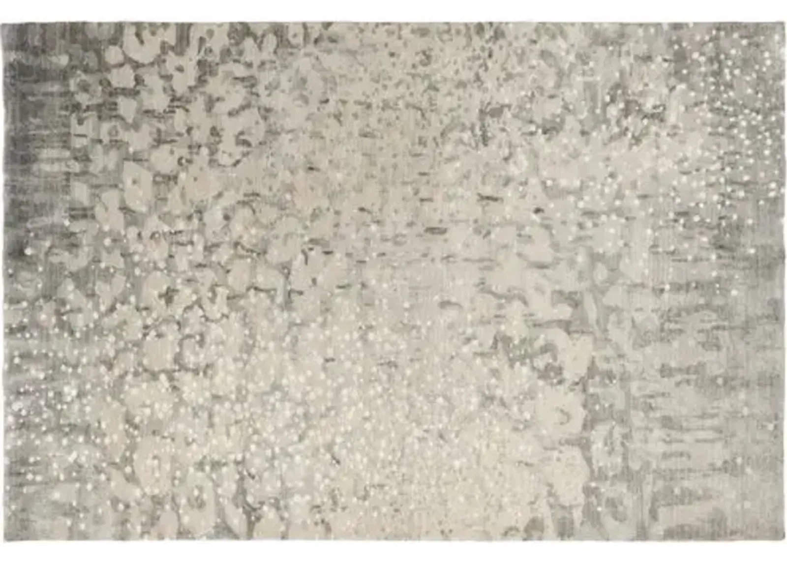 Shine Hand-Knotted Rug - Charcoal - Gray - Gray