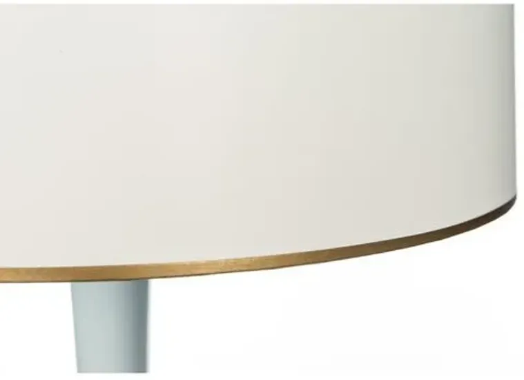 Lela Table Lamp - Light Blue/Gold - Bradburn Home