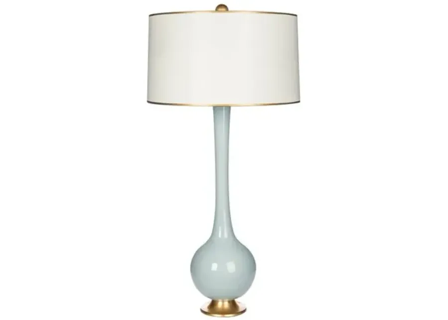 Lela Table Lamp - Light Blue/Gold - Bradburn Home