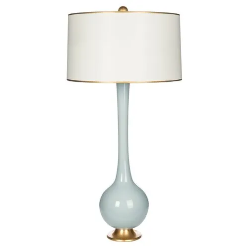 Lela Table Lamp - Light Blue/Gold - Bradburn Home