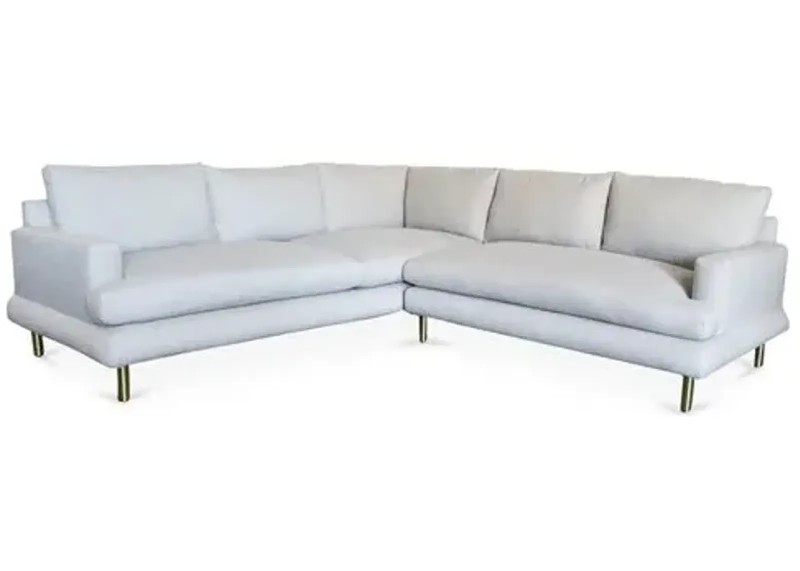 Somerset L-Shaped Sectional - Kim Salmela - Gray