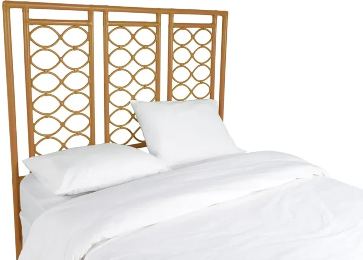 Infinity Headboard, Camel Brown