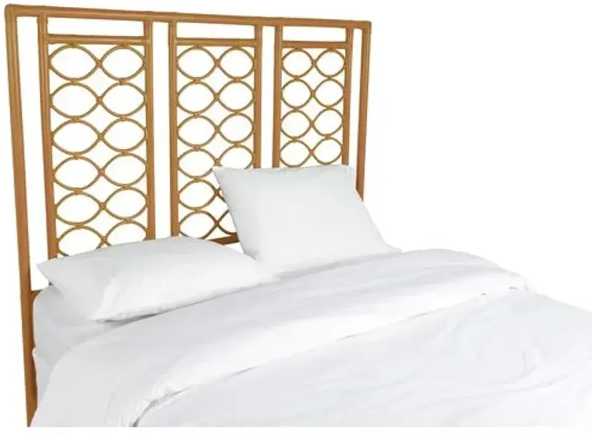 Infinity Headboard - Camel Brown