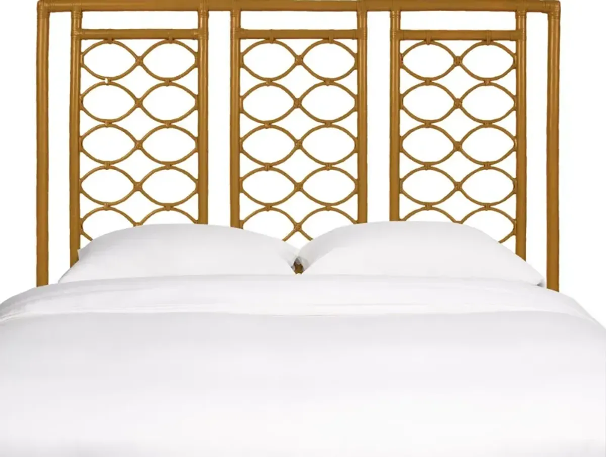 Infinity Headboard, Camel Brown
