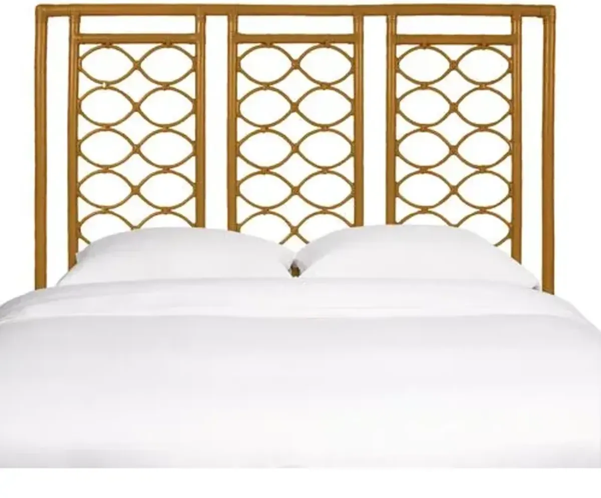 Infinity Headboard - Camel Brown