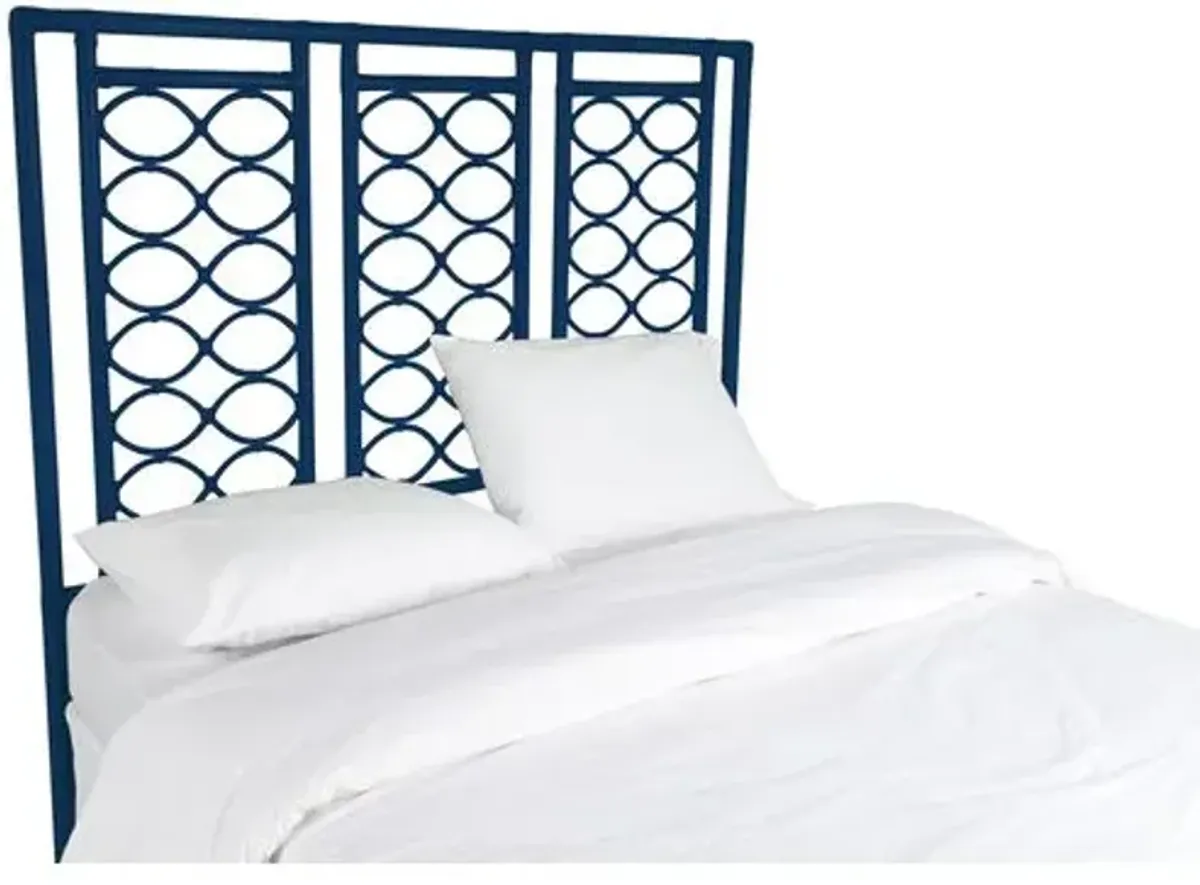 Infinity Headboard - Navy Blue