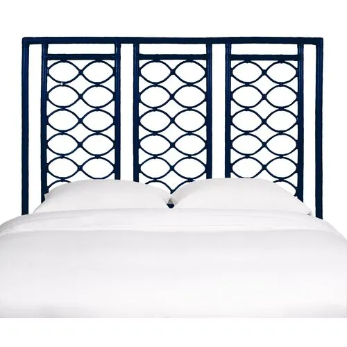 Infinity Headboard - Navy Blue