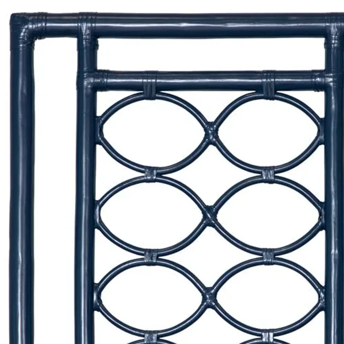 Infinity Headboard - Navy Blue