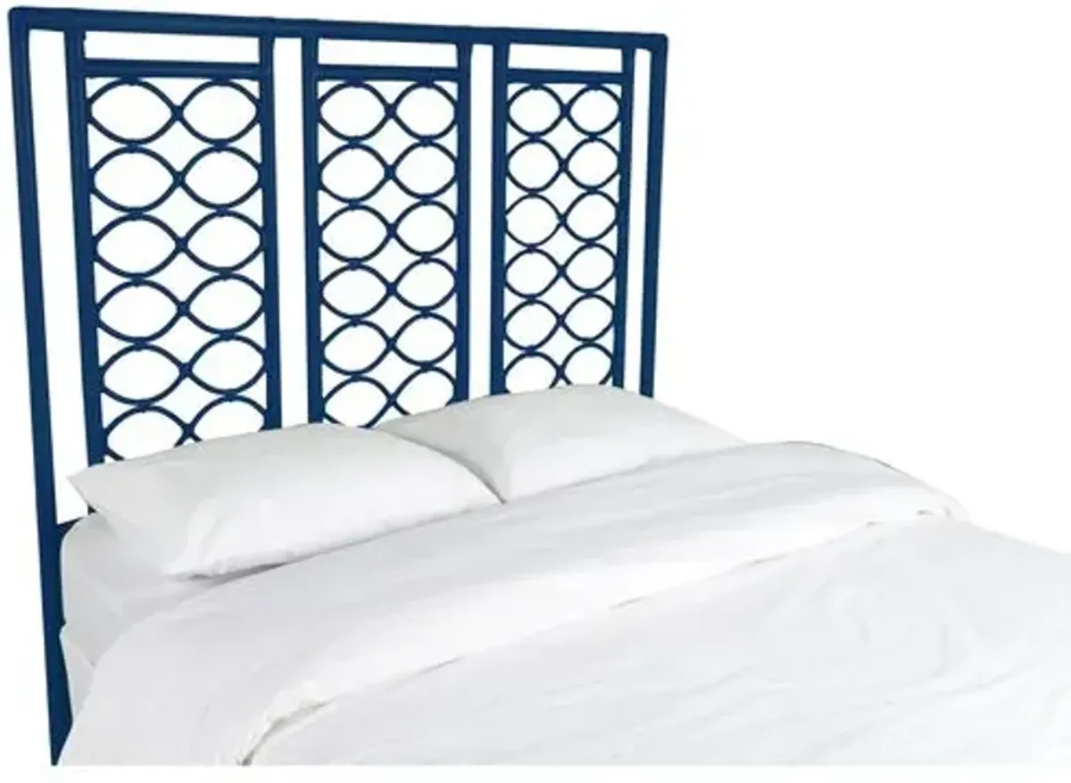 Infinity Headboard - Navy Blue