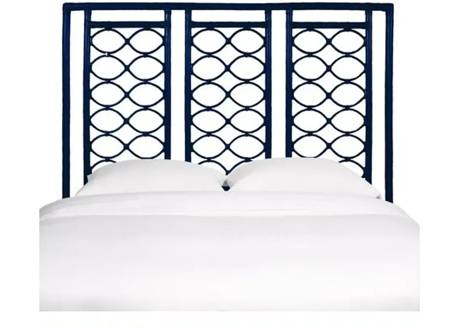 Infinity Headboard - Navy Blue