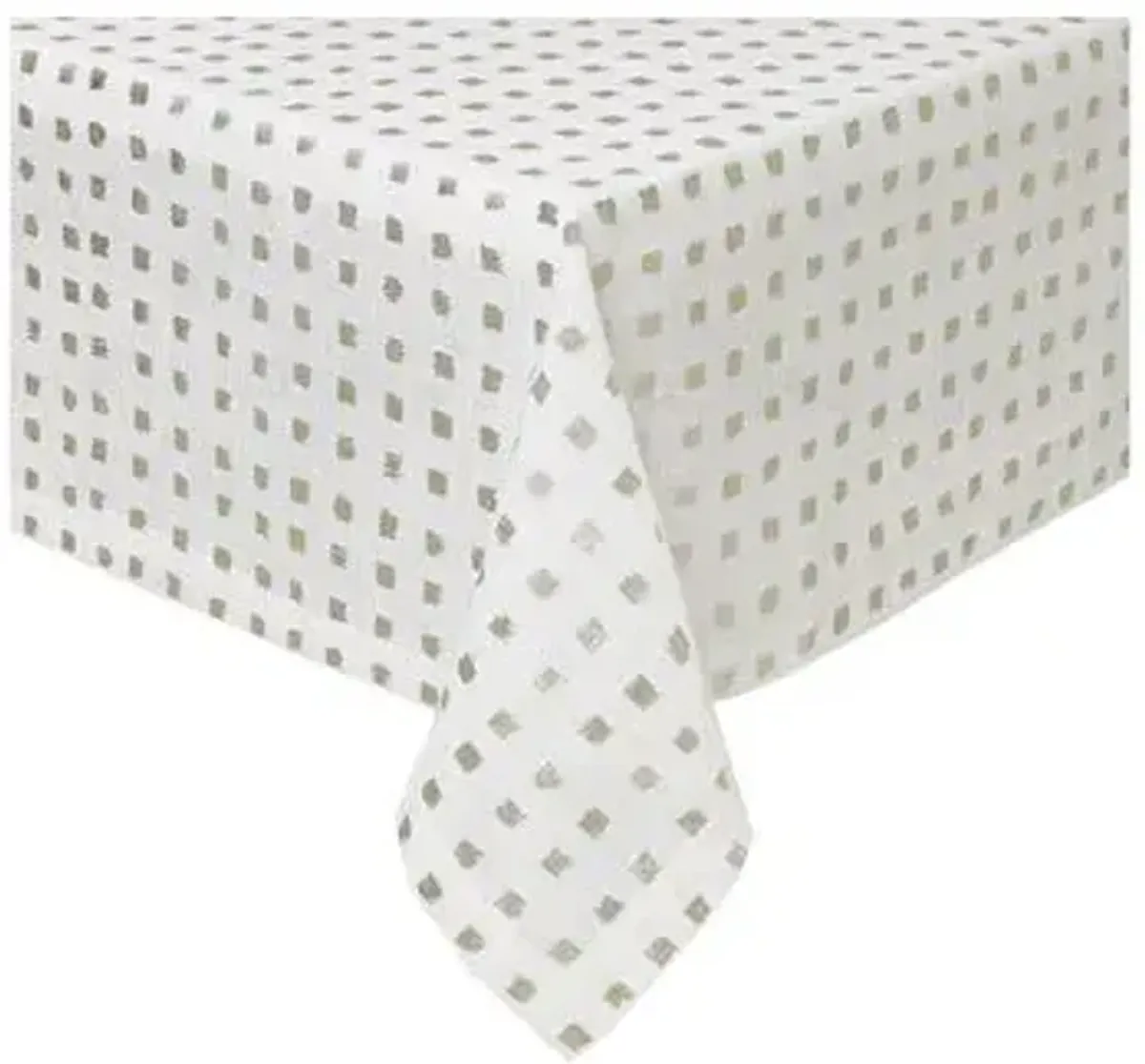 Antibes Tablecloth - White/Gold By Mode Living