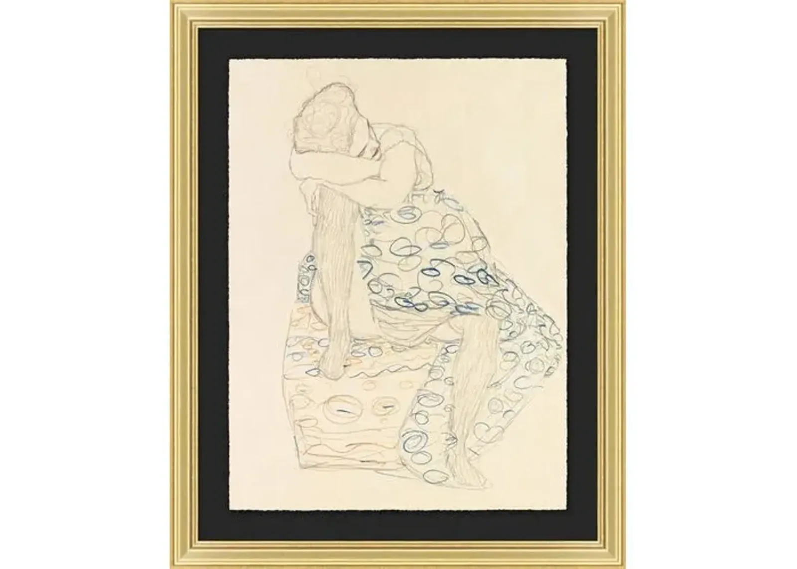 Seated Woman - Beige