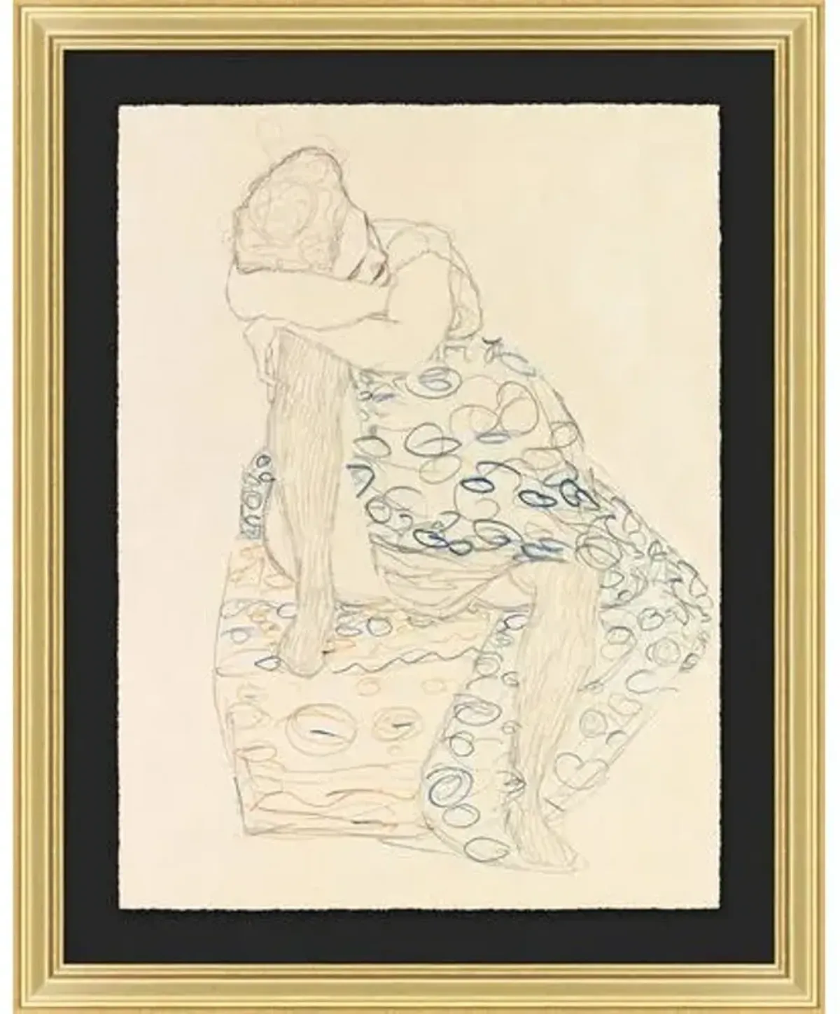 Seated Woman - Beige