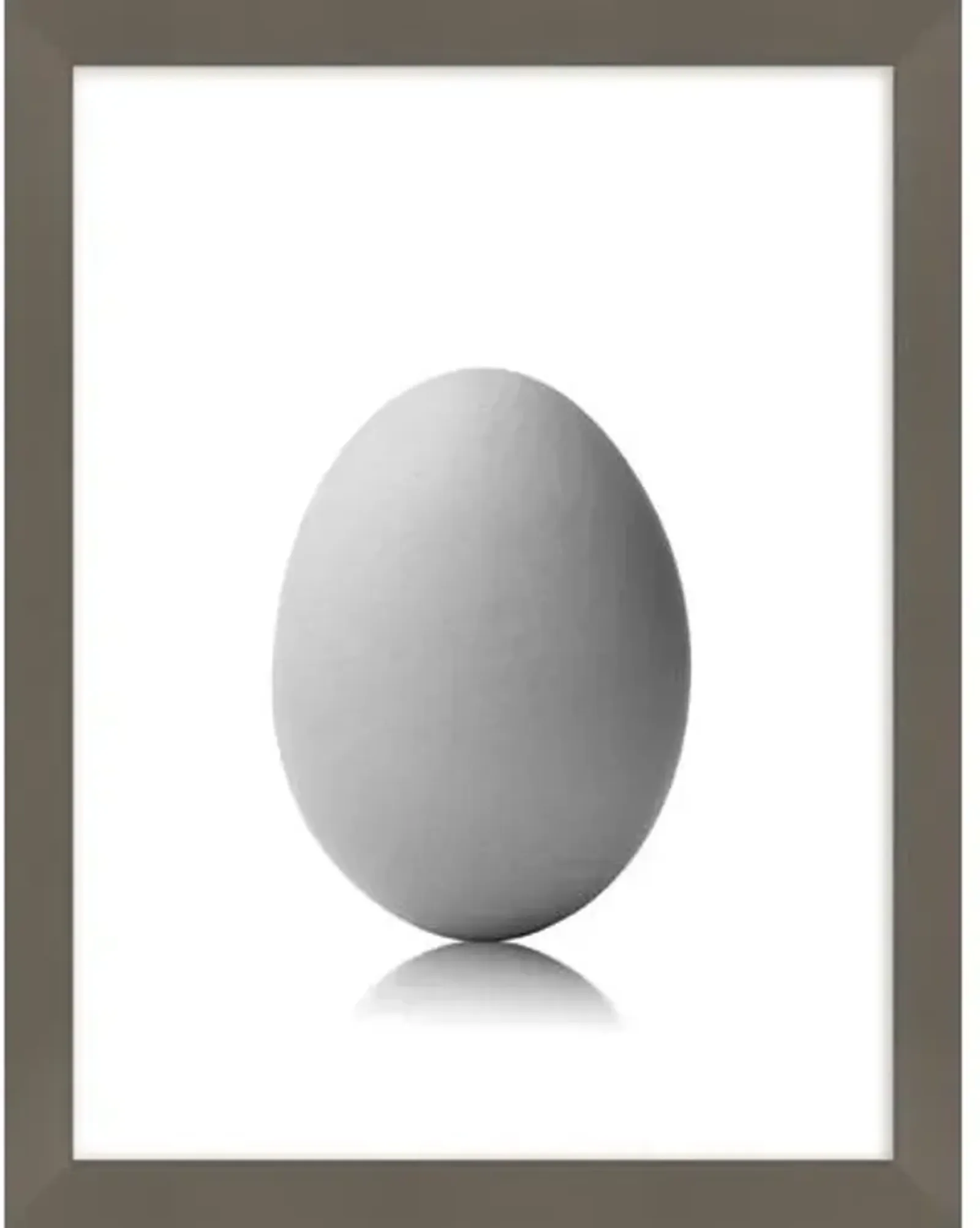 Minimalist Egg 1 - Gray