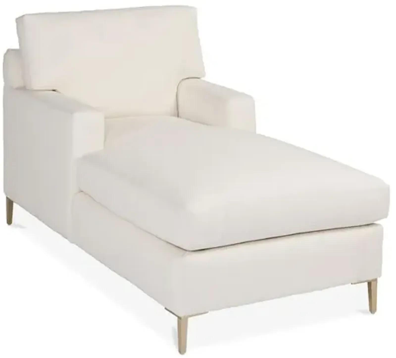 Hinton Chaise - Ivory Crypton - Comfortable, Sturdy, Stylish, Eco-Friendly, Eco-Friendly