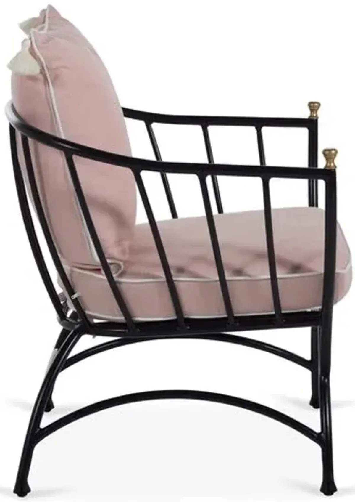 Frances Accent Chair - Blush Pink, Comfortable, Durable, Cushioned, Easy To Clean