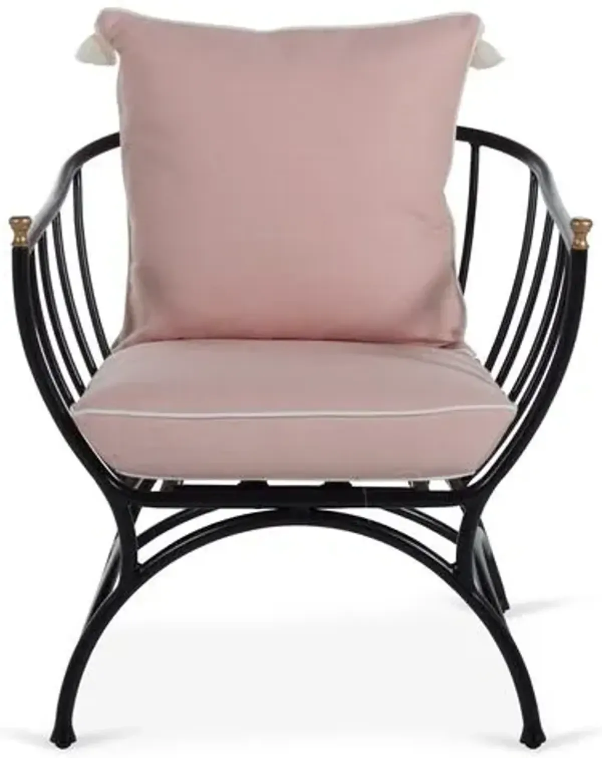 Frances Accent Chair - Blush Pink, Comfortable, Durable, Cushioned, Easy To Clean