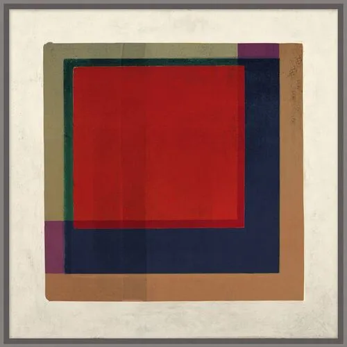 Lillian August - Overlapping Color 1 - Red