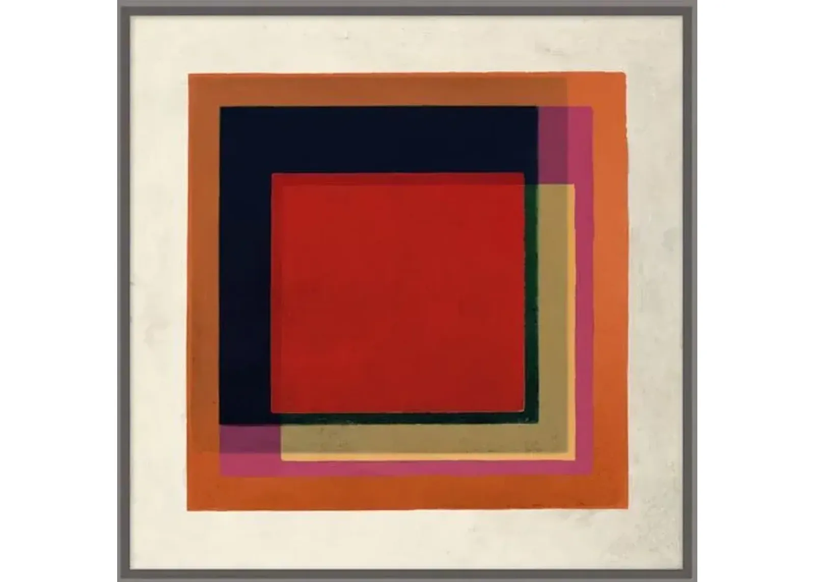 Lillian August - Overlapping Color 3 - Red