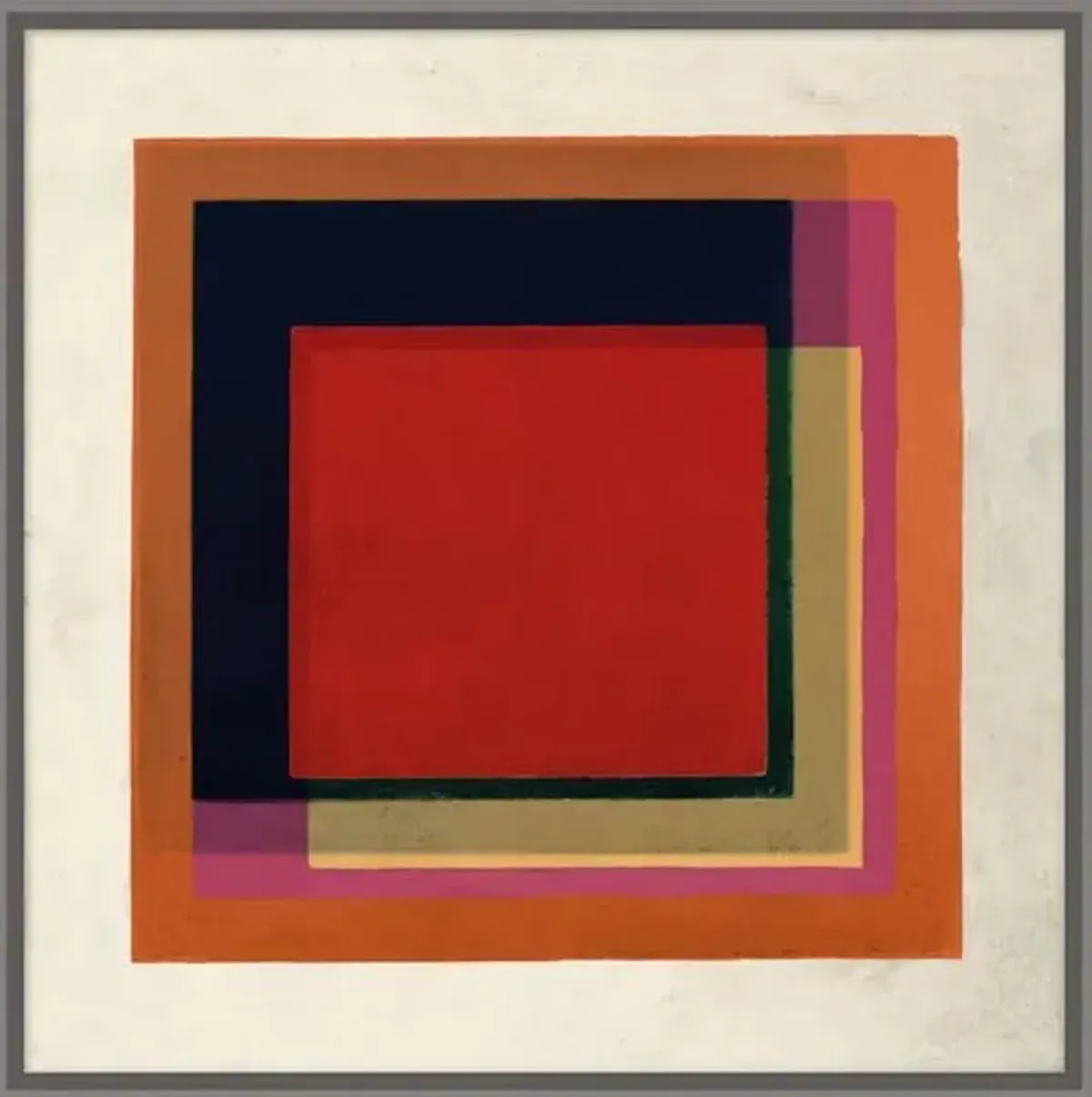 Lillian August - Overlapping Color 3 - Red