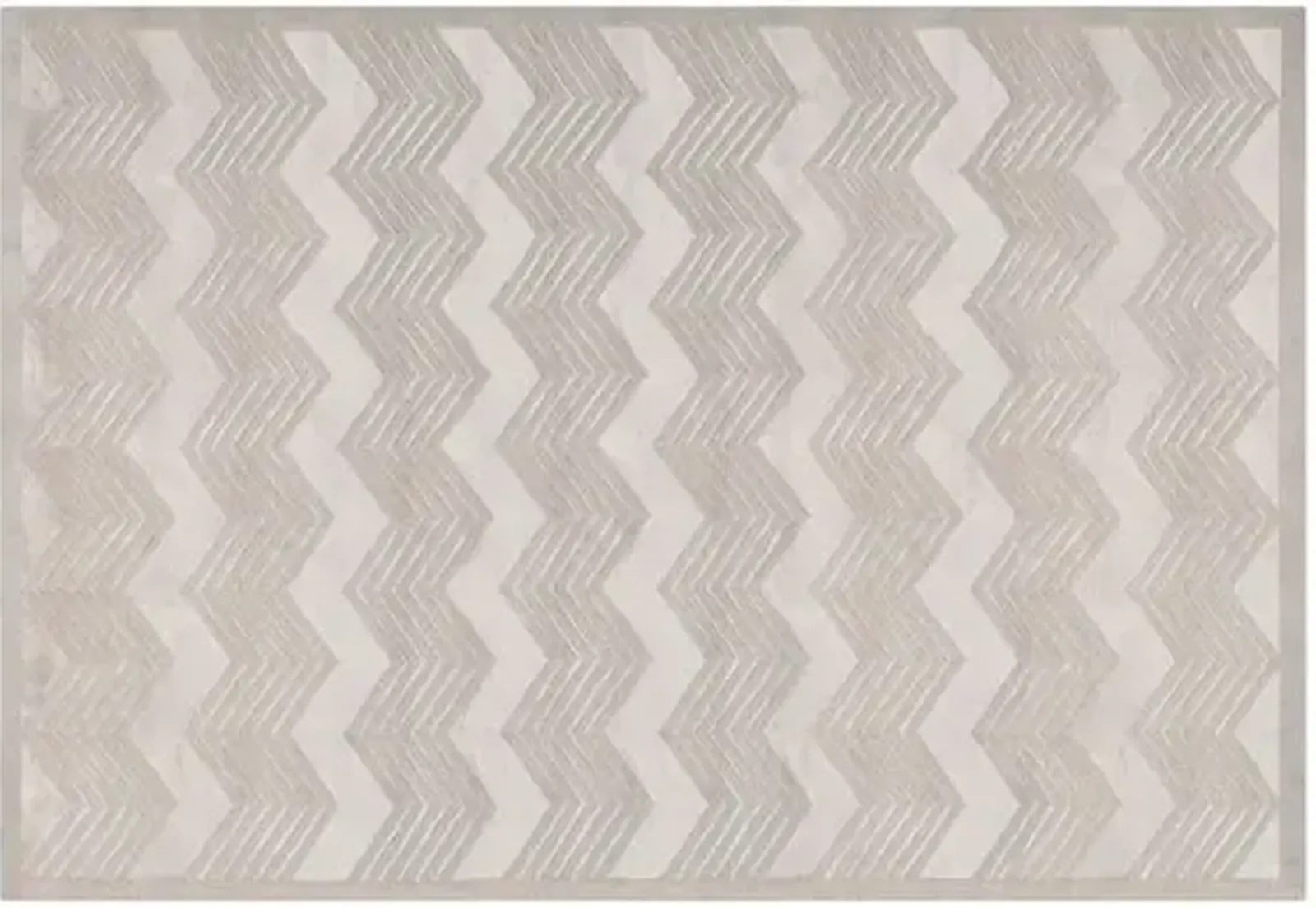 Monroe Chevron Rug - Ralph Lauren Home - Gray - Gray