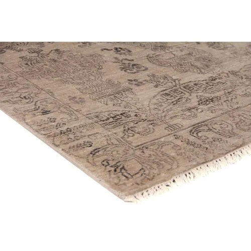 Libby Hand-Knotted Rug - Ivory - Exquisite Rugs - Ivory