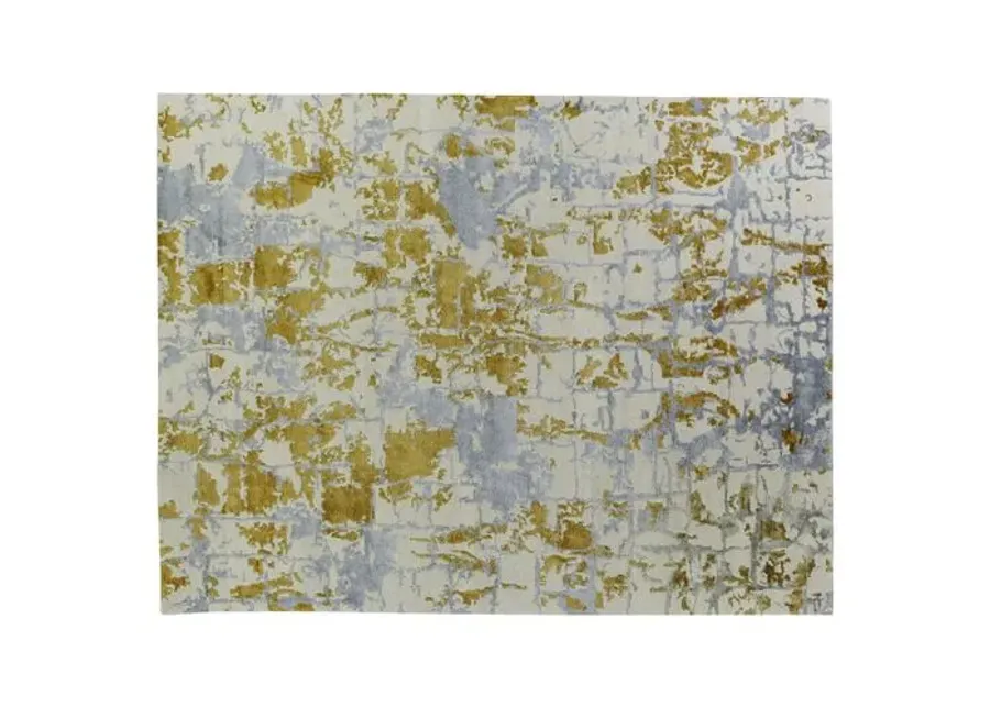 Chelsea Hand-Knotted Rug - Gray/Gold - Exquisite Rugs - Gray