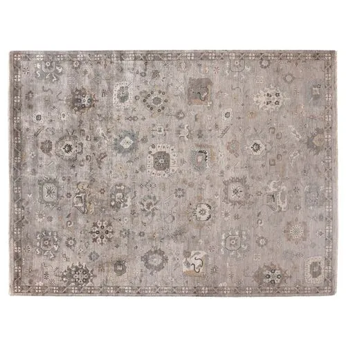 Helen Hand-Knotted Rug - Ivory - Exquisite Rugs - Ivory