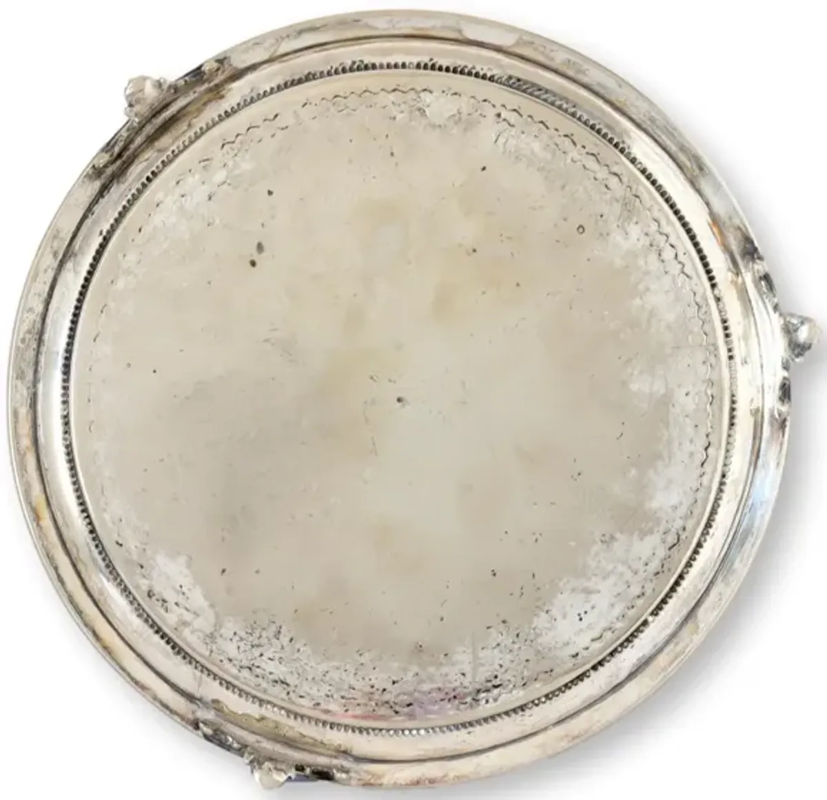 English Silver-Plate Serving Tray