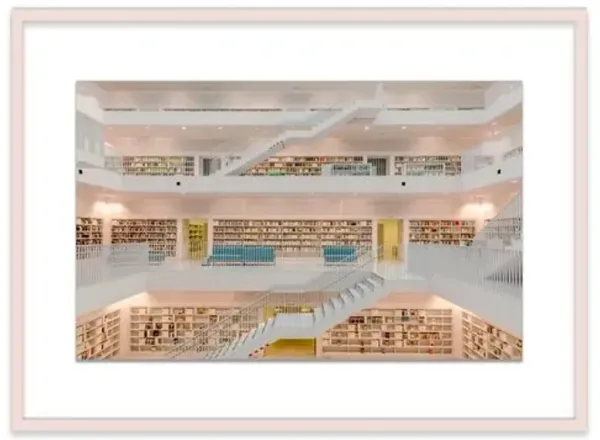 Richard Silver - Stuttgart Public Library Photograph - Gold
