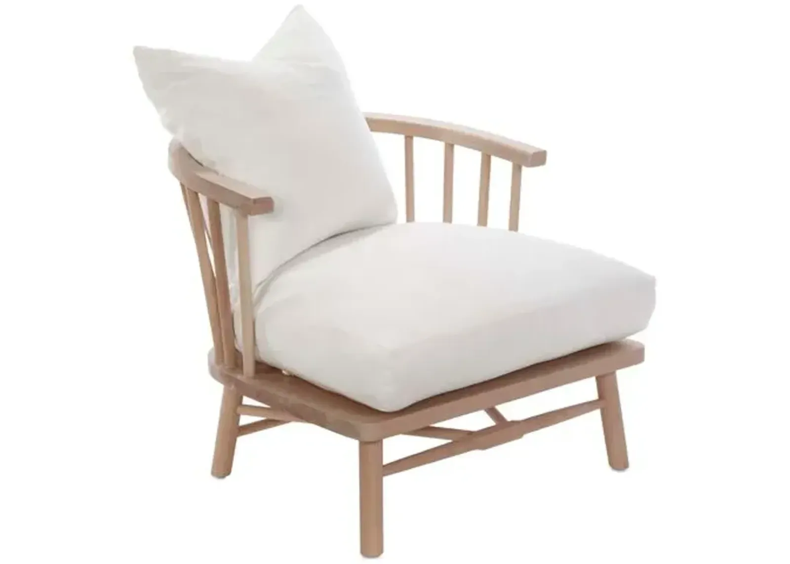 Bauer Accent Chair - Ivory Linen - Community, Comfortable, Durable, Cushioned