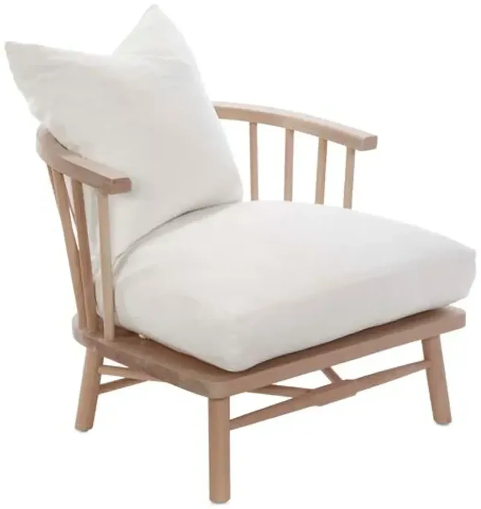 Bauer Accent Chair - Ivory Linen - Community, Comfortable, Durable, Cushioned