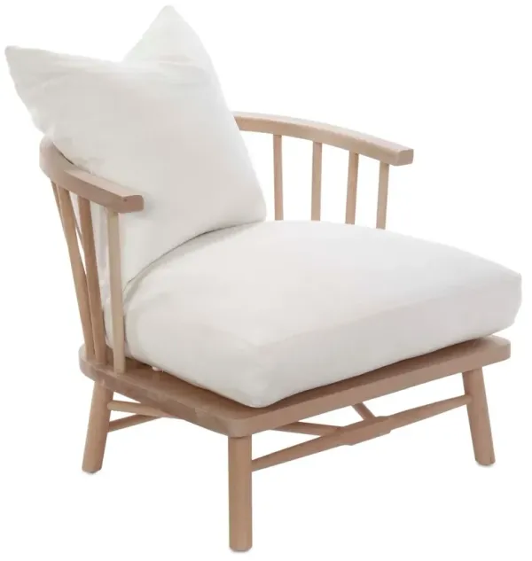 Bauer Accent Chair, Ivory Linen