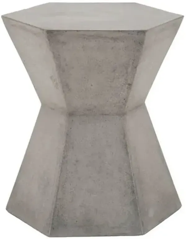 Sofia Outdoor Side Table - Slate Gray
