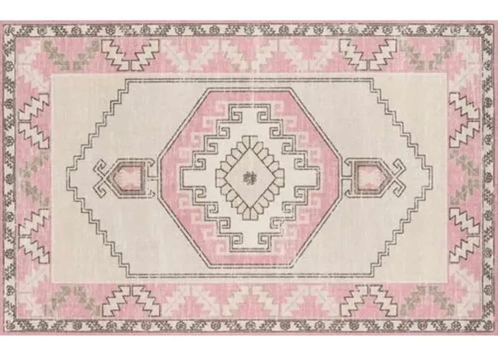 Karima Rug - Pink - Pink