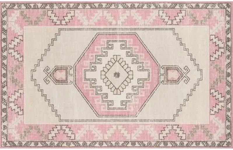 Karima Rug - Pink - Pink