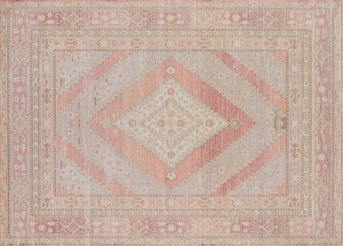 Amira Rug - Pink - Pink