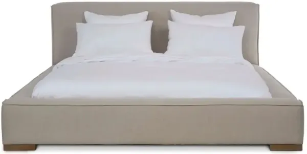 Edson Platform Bed, Natural Linen