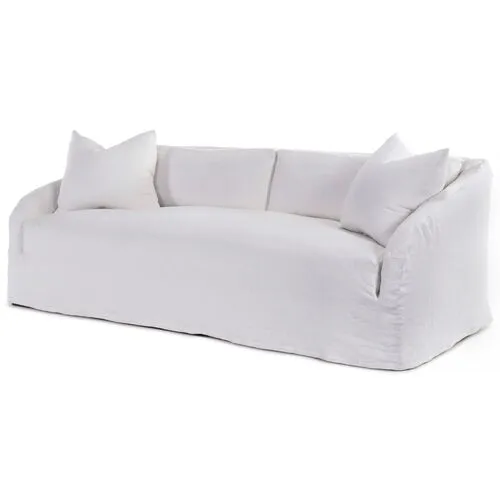 Reilly Slipcover Sofa - Ivory Linen - Community