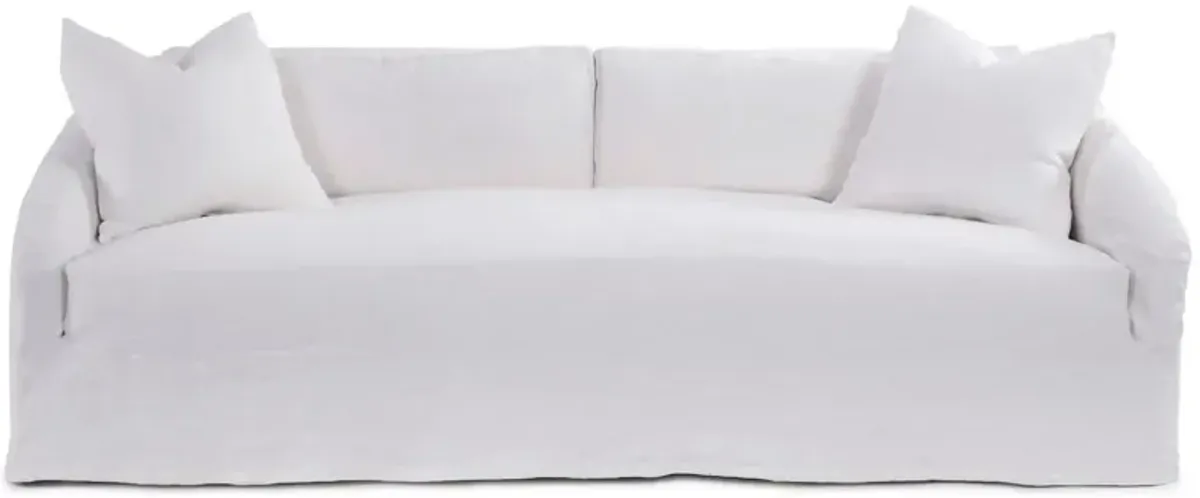 Reilly Slipcover Sofa, Ivory Linen