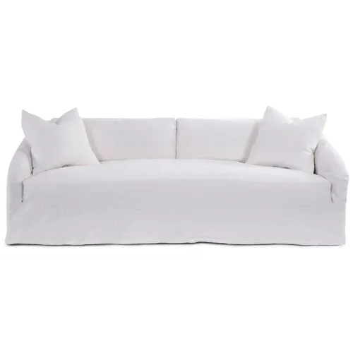 Reilly Slipcover Sofa - Ivory Linen - Community