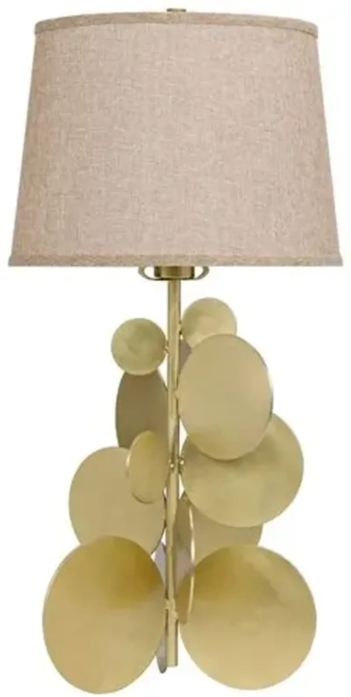Vadim Table Lamp - Antiqued Brass - Noir