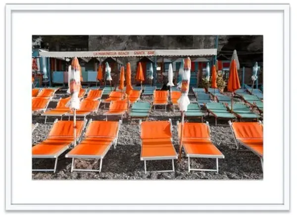Natalie Obradovich - La Marinella Photograph - Orange