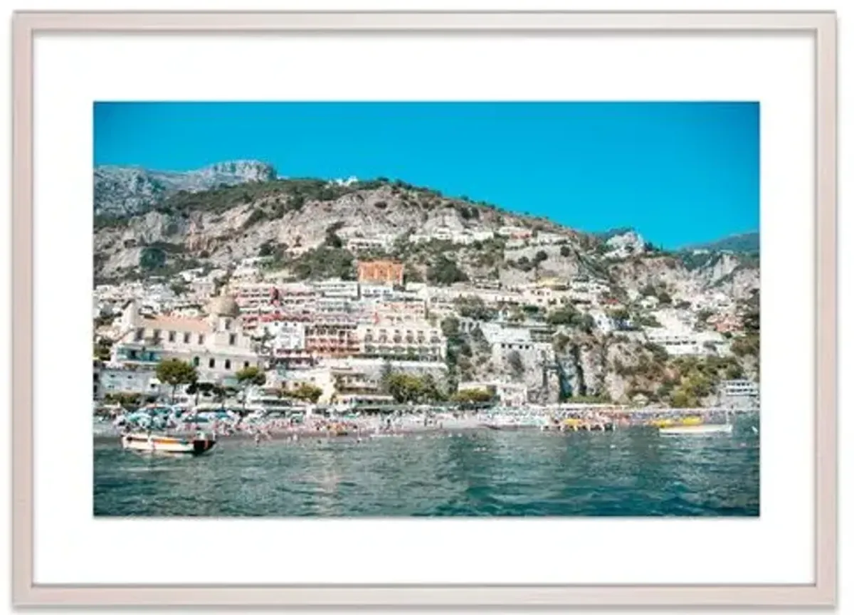 Natalie Obradovich - Positano Hillside - Blue